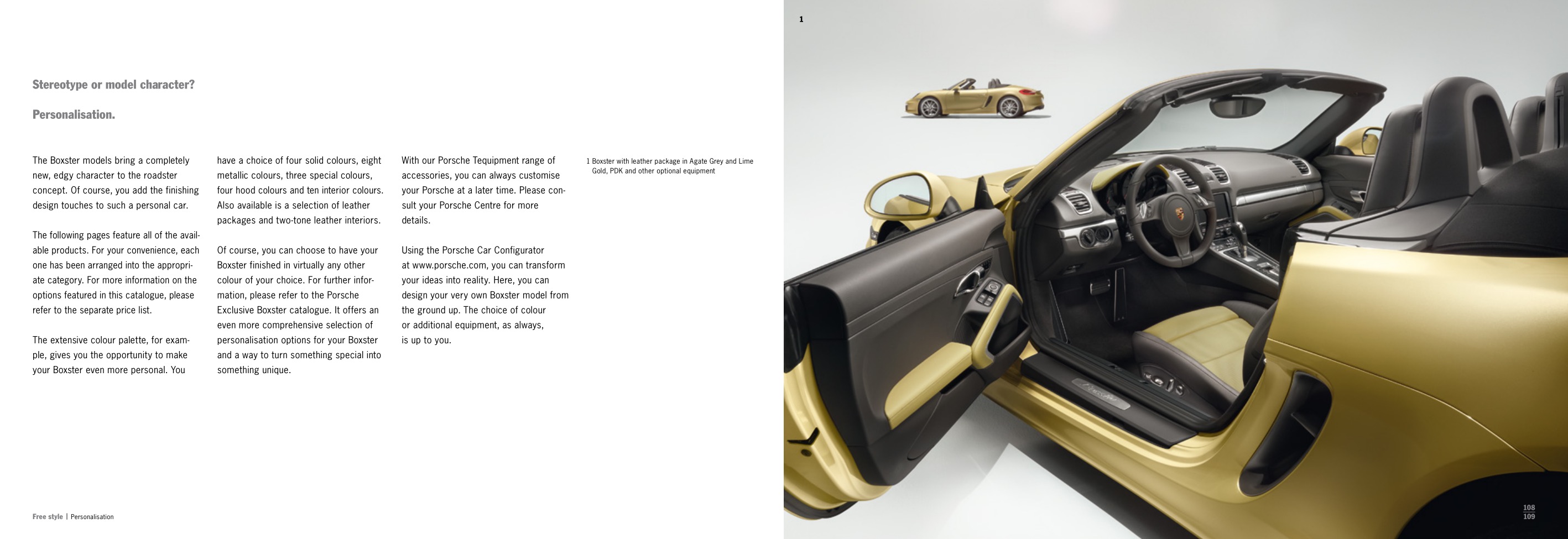2013 Porsche Boxster Brochure Page 68